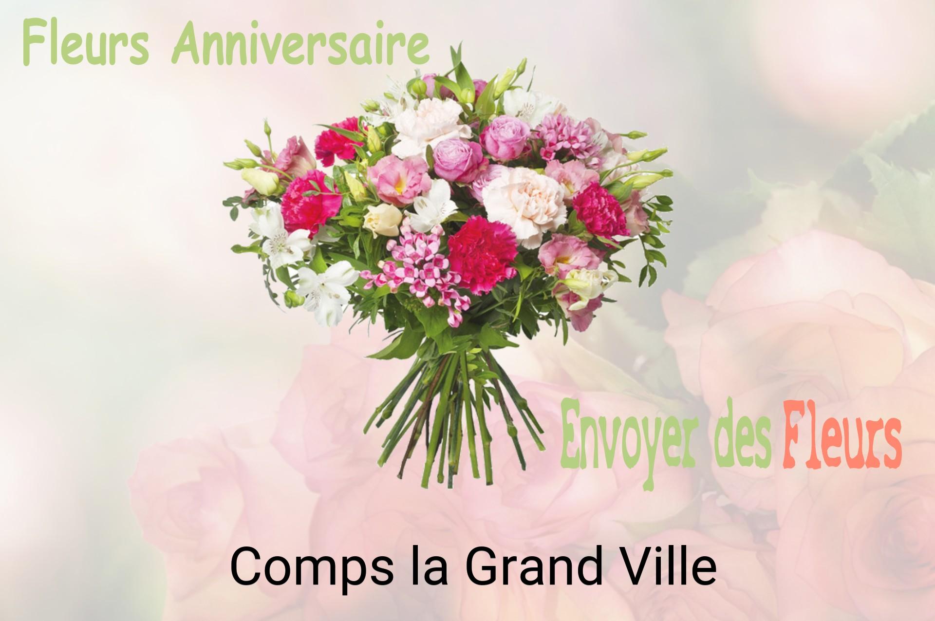 Bouquet de fleurs d’anniversaire livré à Comps-la-Grand-Ville